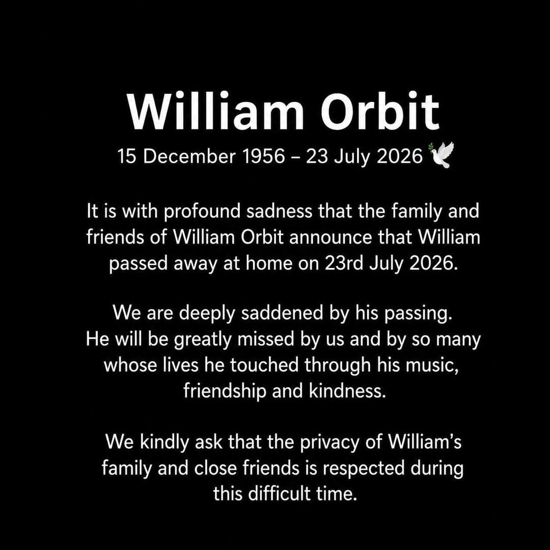 William Orbit, electronic producer, dies at 69